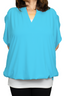 Split Tulip Sleeve Top