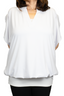 Split Tulip Sleeve Top