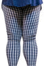 Leggings de terciopelo azules