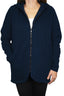 Sudadera con capucha y cremallera cómoda