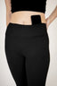 Leggings de ónix negro