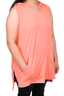 FlexLeisure Sleeveless Kanga Hoodie Tee