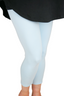 Solid Nantucket Blue Capri Leggings