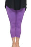 Leggings capri morados