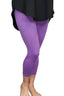 Leggings capri morados
