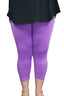 Leggings capri morados