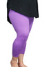 Leggings capri morados