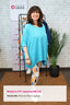 Ribbed Easy Top - Turquoise