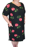 Cuffed Tee Dress - The Rose