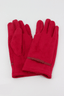 Stitched Bow Touch Screen Gloves Red by She's Got Leggz