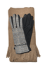 FREE Black White and Brown Scarf and Glove Bundle ($47 Value) by She's Got Leggz