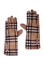 Plaid Touch Screen Glove