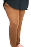 FlexLeisure Straight Leggz Pants - SOLIDS XL / Mocha / Regular by She's Got Leggz