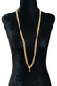 glamjulz Flat Link Gold Necklace