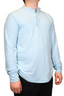 Men's Henley Long Sleeve - Nantucket Blue