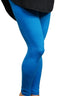 Indigo Blue Solid Leggings