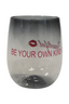 SGL 12oz Black Acrylic Wine Glass