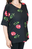Cuffed Tee Prints- The Rose