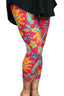 Leggings capri rosas para mujer