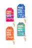 Winter Charms Wine Tag