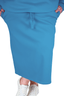 VIENNA Pencil Sweat Skirt XL / Arctic Blue by She's Got Leggz