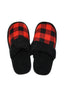 Buffalo Plaid Sherpa Lined Slippers