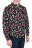 Men's Henley Long Sleeve - A Christmas Story MD / Candy Cane Lane by She's Got Leggz