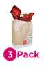 Easy Wrap Christmas Gift Bag Set - 3 Pack