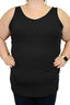 Comfort Reversible Tank Top - Regular and Ledged LG / Black / Ledged by She's Got Leggz