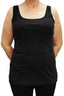 Comfort Reversible Tank Top - Regular and Ledged MD / Black / Regular by She's Got Leggz