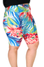 Comfort Biker Shorts -  Printed - Tropical Thunder
