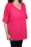 Cuffed Tee Prints- Power Pink