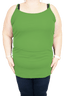 Comfort Cami Top - Regular and Ledged 1X / Foliage Green / Regular by She's Got Leggz