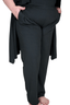 FlexLeisure Straight Leggz Pants - SOLIDS LG / Black / Regular by She's Got Leggz