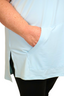 FlexLeisure Sleeveless Kanga Hoodie Tee - Nantucket Blue