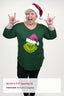 Christmas Grinch 3/4 Graphic Tee