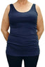 Comfort Reversible Tank Top - Regular and Ledged SM / Navy / Ledged by She's Got Leggz