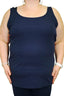 Comfort Reversible Tank Top - Regular and Ledged LG / Navy / Ledged by She's Got Leggz