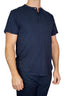 Mens Henley Short Sleeve