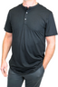 Men's Henley Short Sleeve - Black
