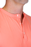 Men's Henley Short Sleeve - Coral