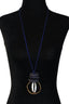 Nautical Navy Long Necklace