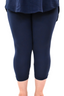 Navy Capris Leggings