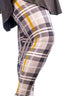 On Golden Plaid Leggings