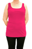 Comfort Reversible Tank Top - Regular and Ledged SM / Power Pink / Regular by She's Got Leggz