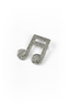 Rhinestone Brooches Music Notes by She's Got Leggz