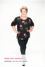 Cuffed Tee Prints- The Rose