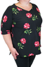Cuffed Tee Prints- The Rose