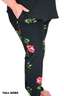 FlexLeisure Straight Leggz Strings Pant- TALL - The Rose