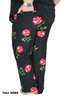 FlexLeisure Straight Leggz Strings Pant- TALL - The Rose